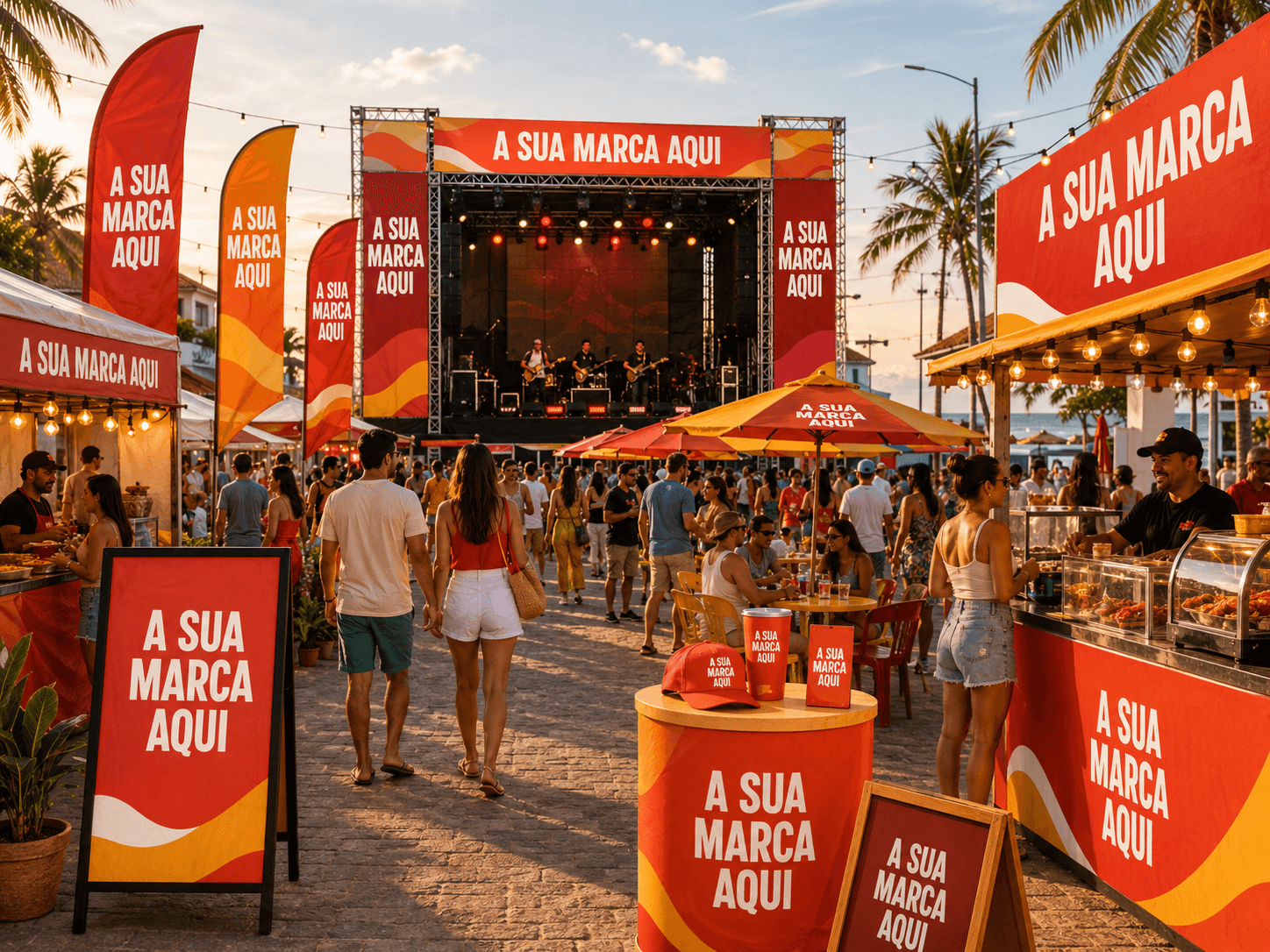 A sua marca no Festival do Caranguejo de Aquiraz